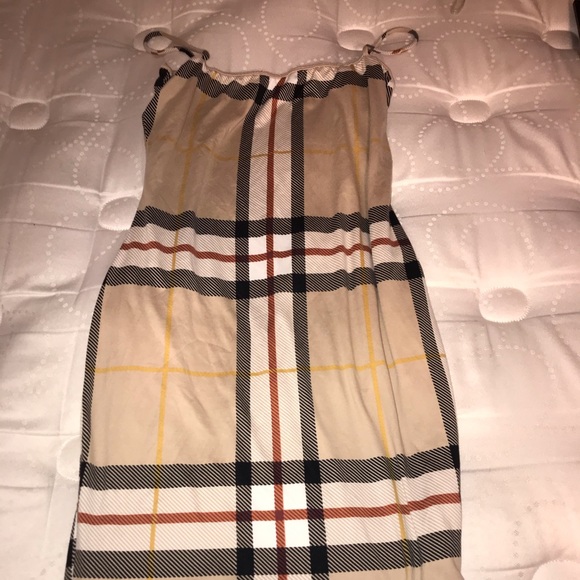 fashion nova burberry dress